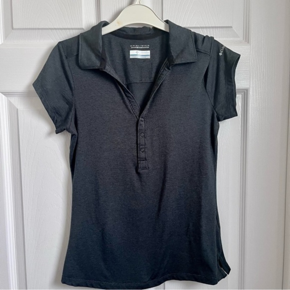 3/25$💥Columbia omni-wick shirt athletic sport tee gray women small short sleeve